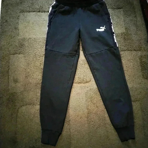 Puma Sweatpants, S, Black - Picture 1 of 5